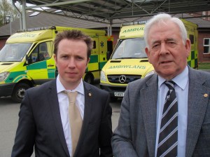 Mabon ap Gwynfor with Dafydd Wigley